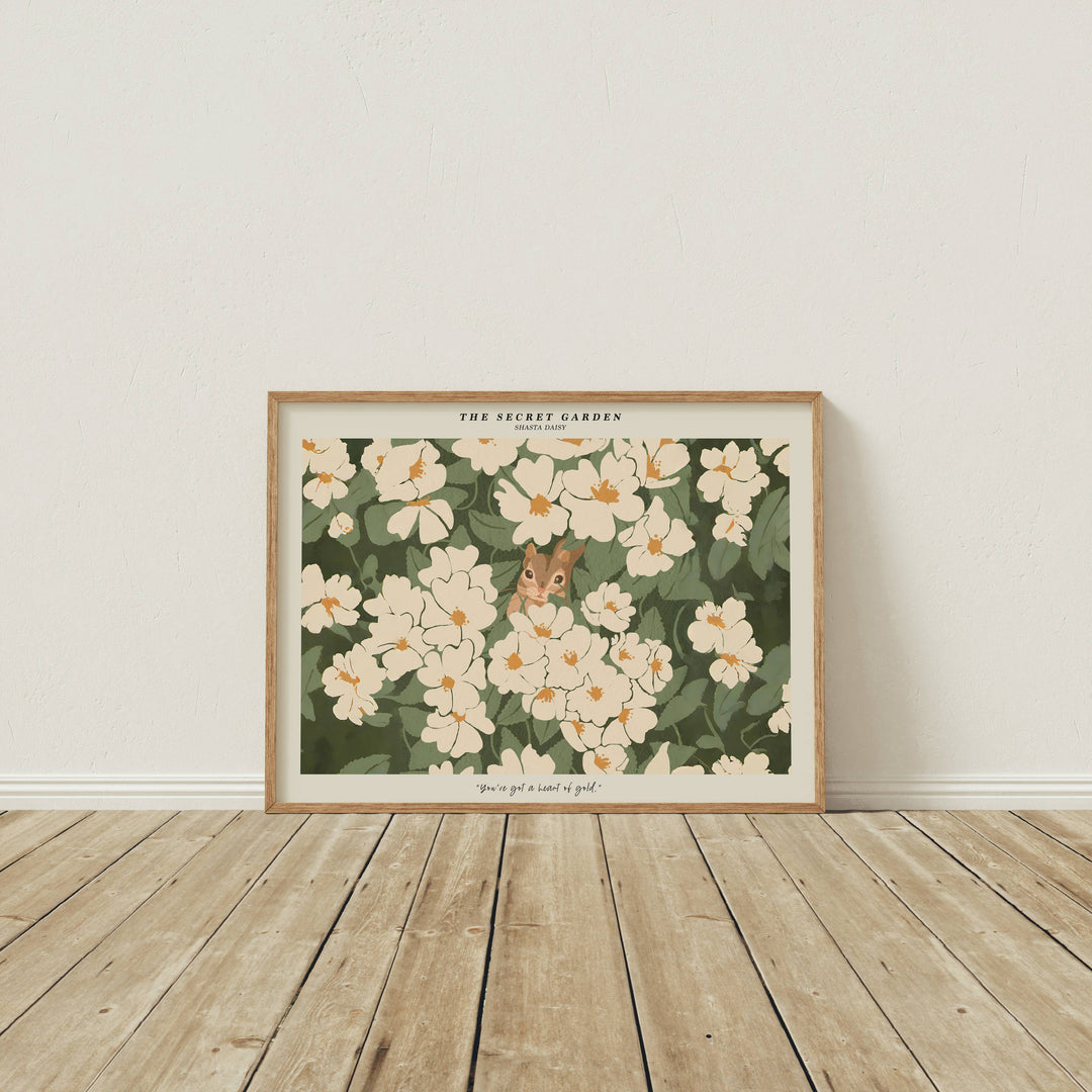 Horizontal Wood Frame Mockup,4x3 Ratio Frame Mock-Up,Art Print Display