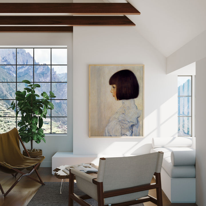 3x4 Wood Frame Mockup in Living Room,Picture Frame Mockup,Print Poster Mockup