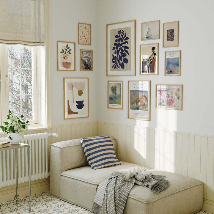 Gallery Wall Frames Mockup,12 Frames Mockup,3x4 Ratio Wall Art Mockup