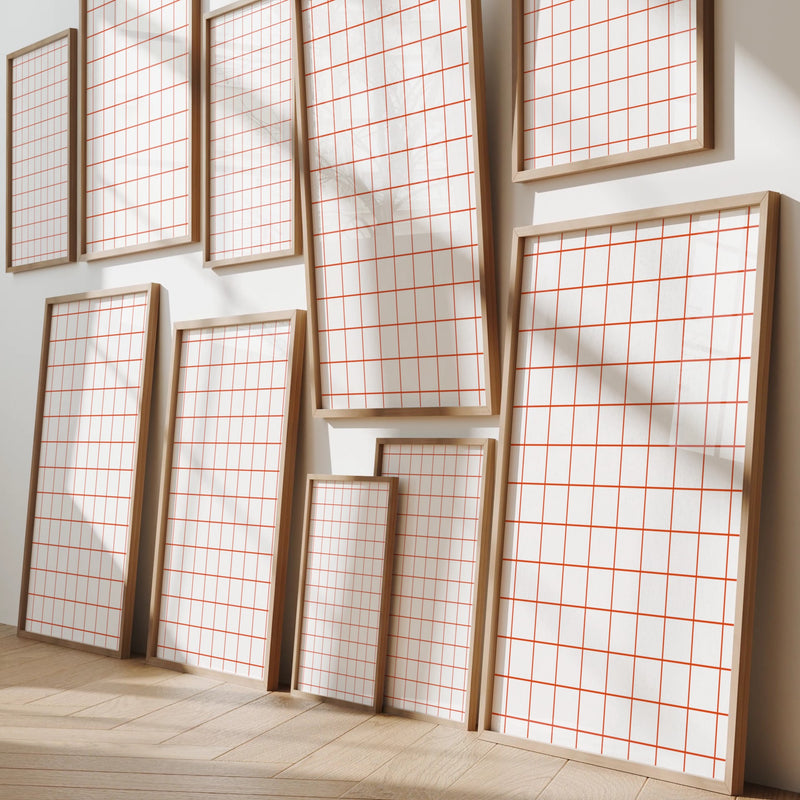 Animated Video Frame Set Mockup | Vertical 5x7 Ratio | 3 Scenes Gallery Mockup Video