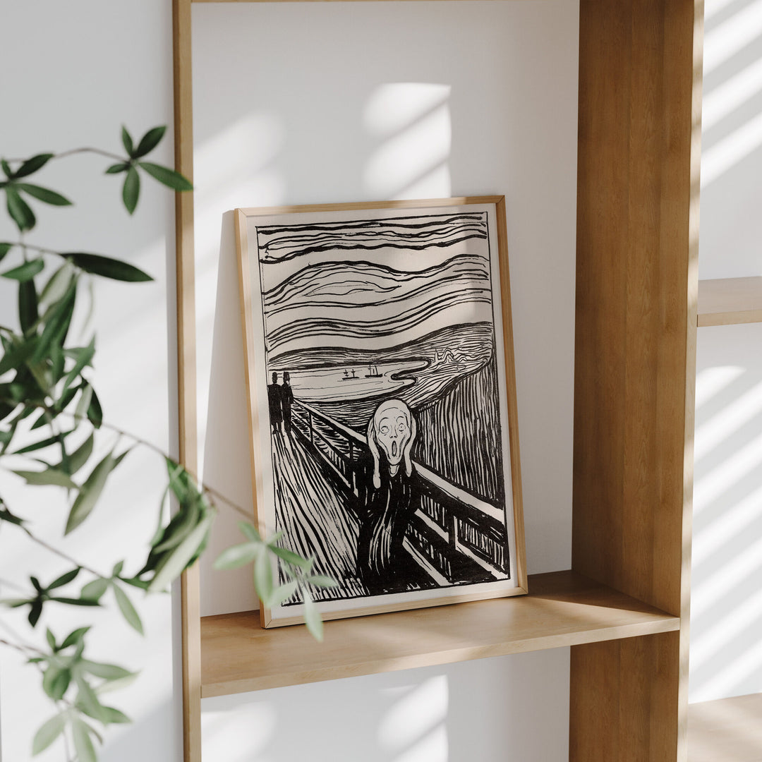 Minimalist Wood Frame Mockup,DIN A Ratio Picture Frame Mock-up,Print Poster Mockup,Digital Template