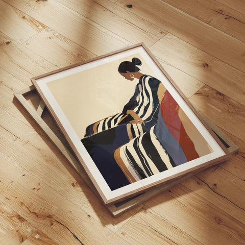 Canva video frame mockup for printable art product previews