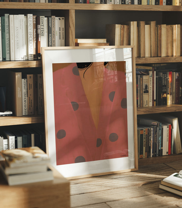 3x4 Ratio Wood Frame Mock-Up with Reflection,Picture Frame Mockup,Interior Art Mockup,Print Poster Mockup