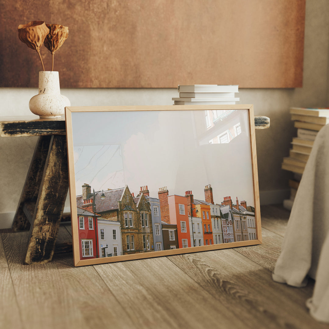 Horizontal Wood Frame Mockup,DIN A Wall Art Mockups,Digital Templates