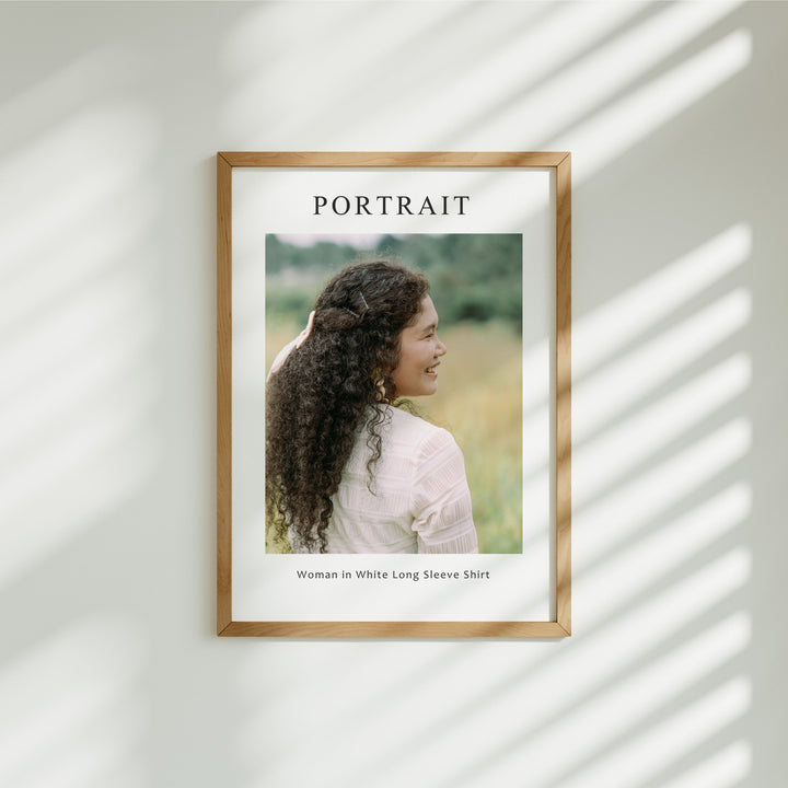 Wood Frame Mockups,5x7 Ratio FrameMock-Up with White Bckground,Digital Template