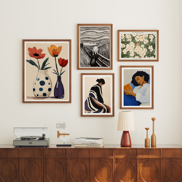 Gallery Wall Frame Mockups,3x4 Wall Art Mockups,Picture Frame Mockup