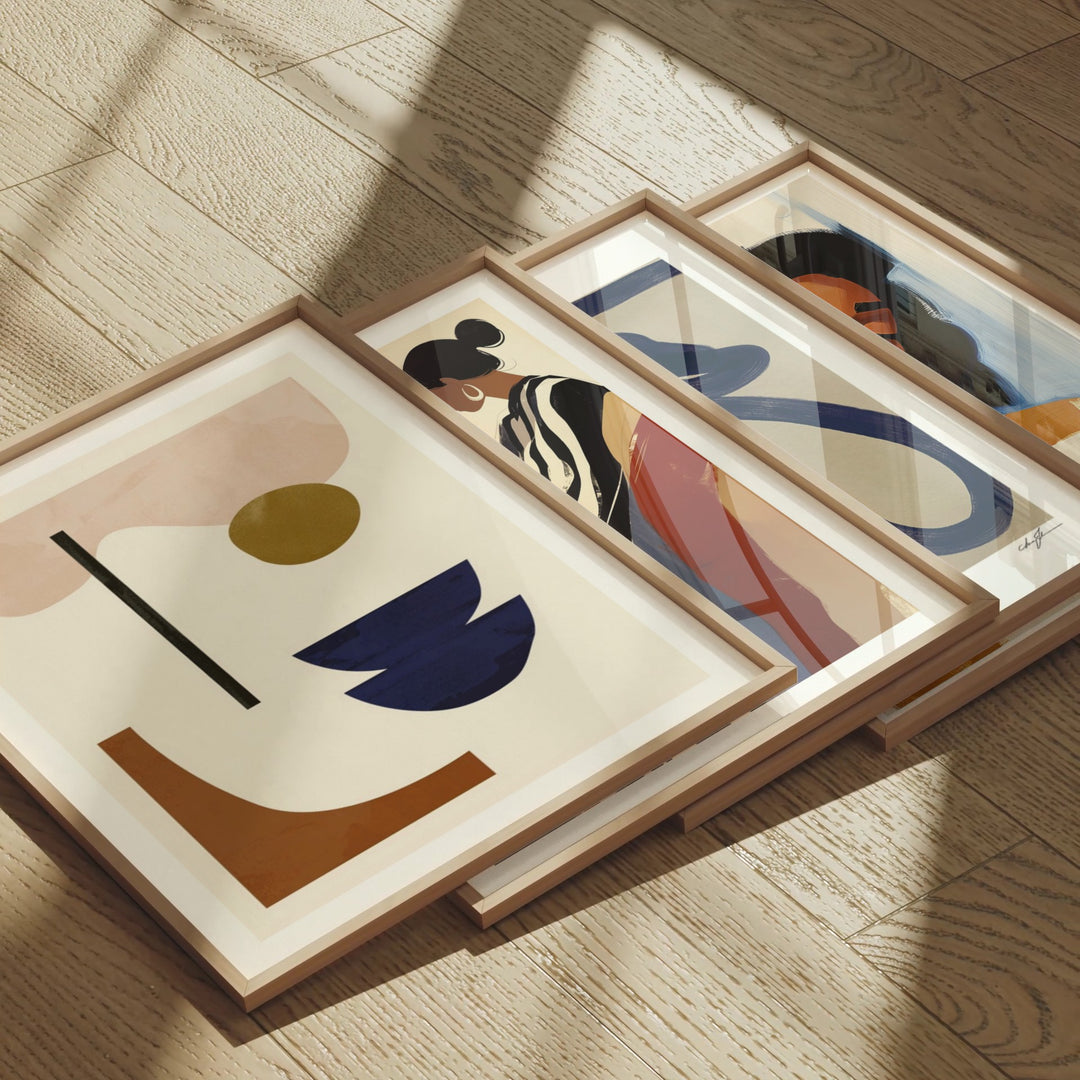 Animated Video Frame Set Mockup | Vertical 3x4 Ratio | 4 Scenes Gallery Mockup Video Template | Multiple Frames | Minimalist Design