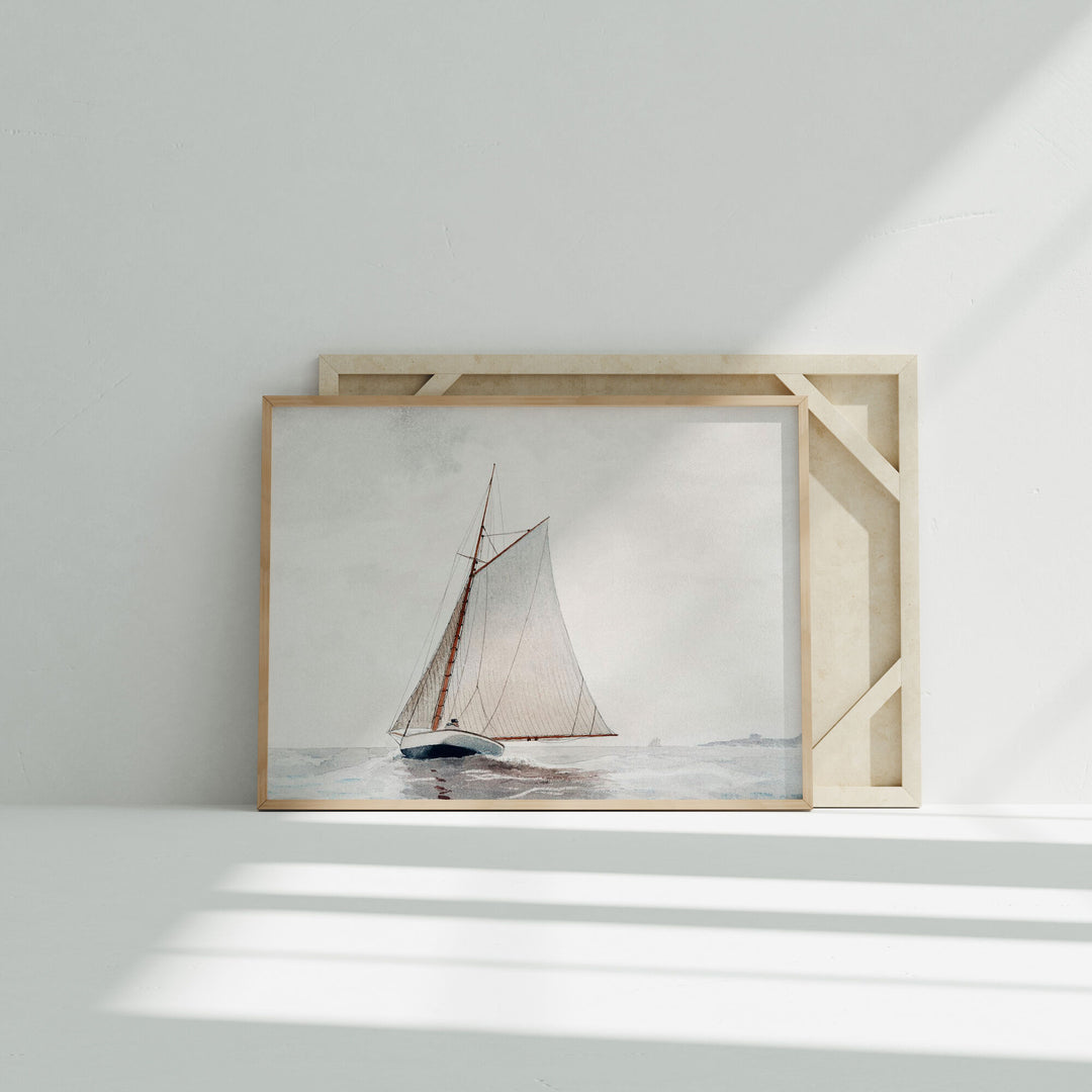 Minimalist 4x3 Wood Frame Mockups with Blank Background,Horizontal Picture Frame Mock-up