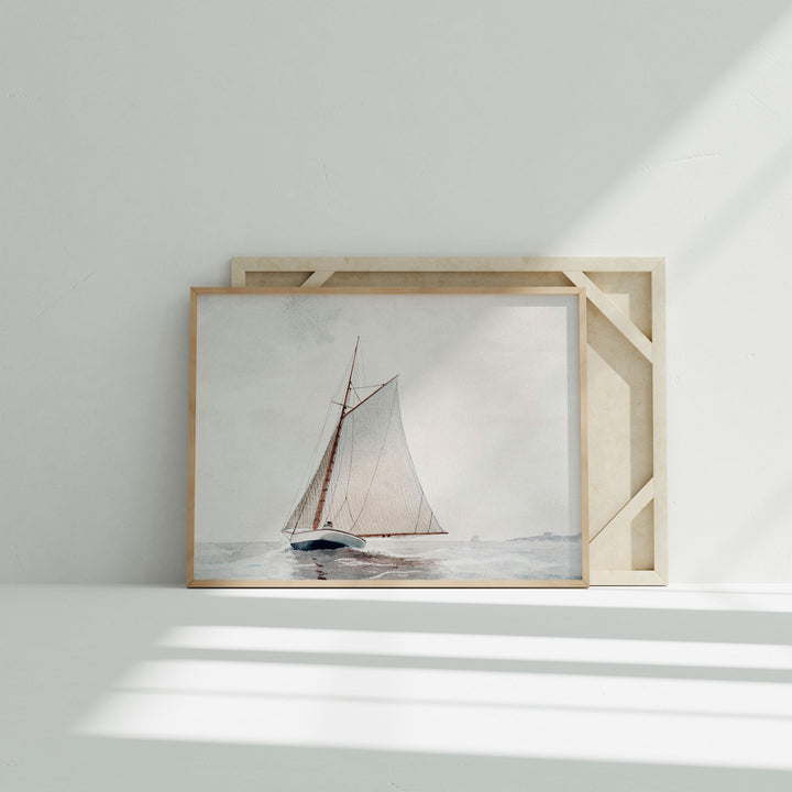 Minimalist 4x3 Wood Frame Mockups with Blank Background,Horizontal Picture Frame Mock-up