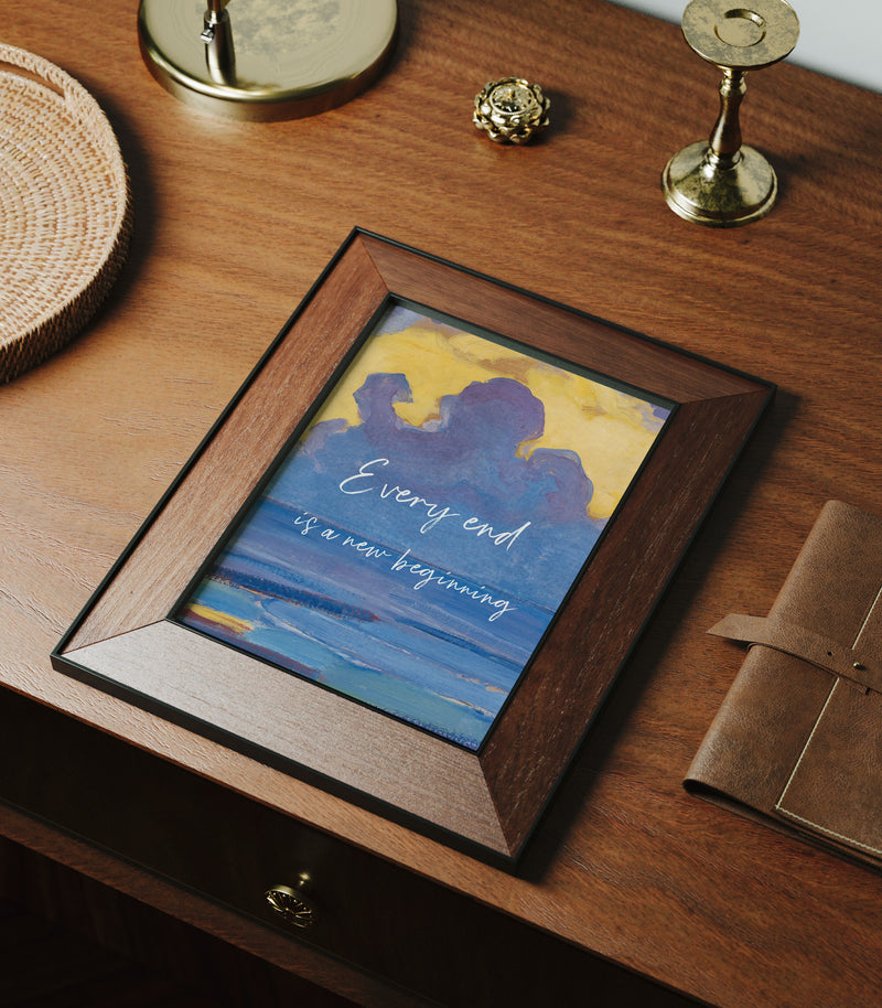 5x7 Wood Frame Mockup in Home Interior,Art Print Mockup,Picture Frame Mockup