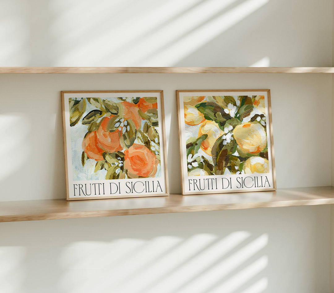 Set of 2 Square Wood Frame Mockup,Art Print Mockup,Wall Art Mockup