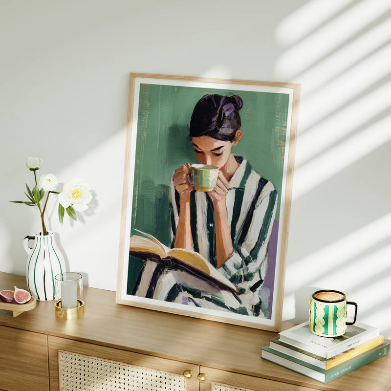 3x4 poster frame video mockup scene 3