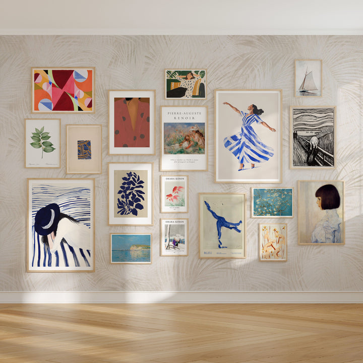 Gallery Wall Art Mockup,5x7 Wood Frame Mockup,Picture Frame Mockup,Multiple Frames Mockup