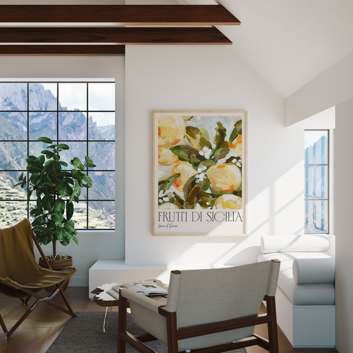 3x4 Wood Frame Mockup in Living Room,Picture Frame Mockup,Print Poster Mockup