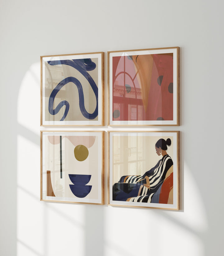 4 Square Frame Mockup,Wall Art Mockup,Picture Frame Mockup,Digital Templates,