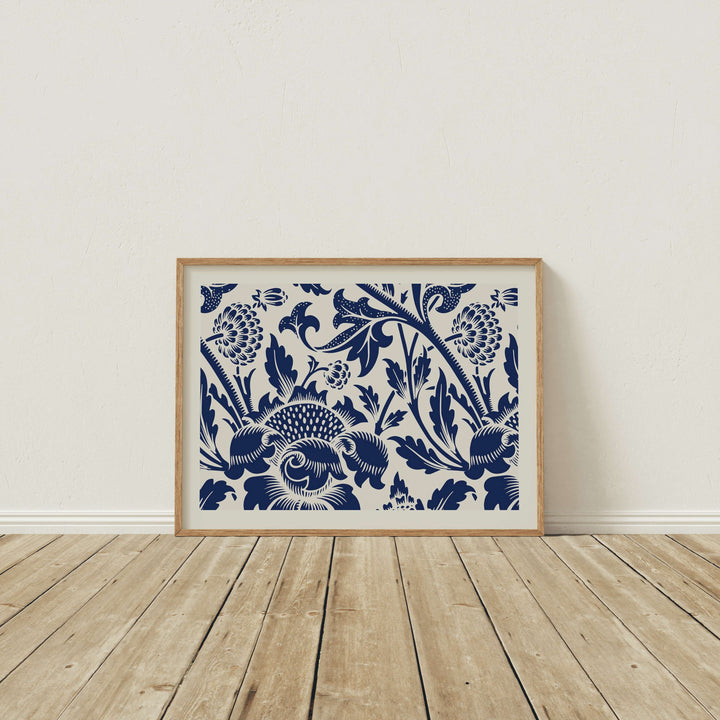 Horizontal Wood Frame Mockup,4x3 Ratio Frame Mock-Up,Art Print Display