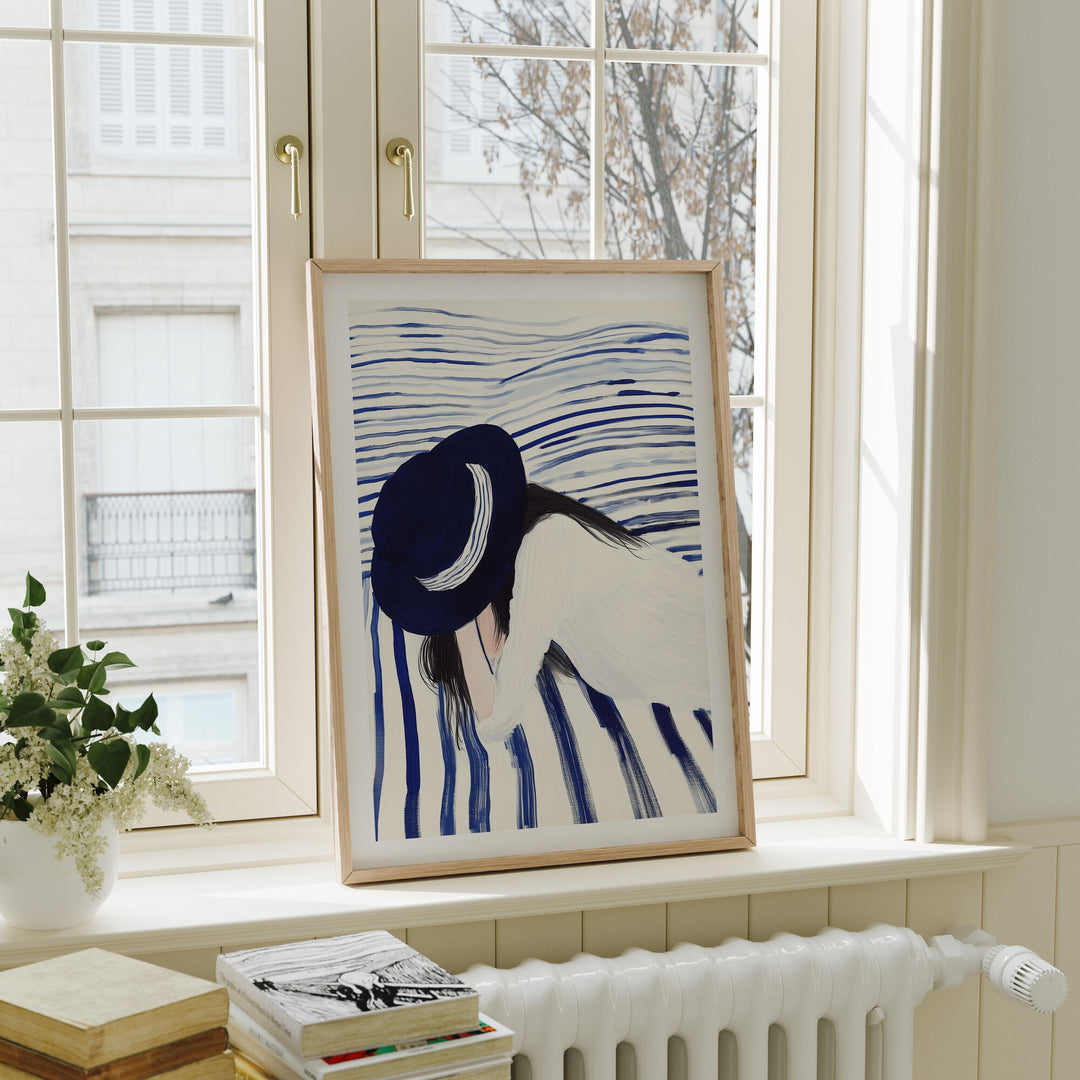 Wood Frame Mockup,DIN A Ratio Frame Mock-Up,Art Print Mockup