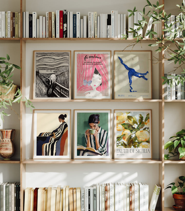 Gallery Art Frames Mockup,3x4 Ratio Multiple Frames,Print Poster Mockup,Digital Templates