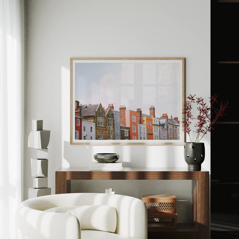 Animated Video Wood Frame Mockup | Horizontal 4x3 Ratio | 3 Scenes Interior Mockup Video