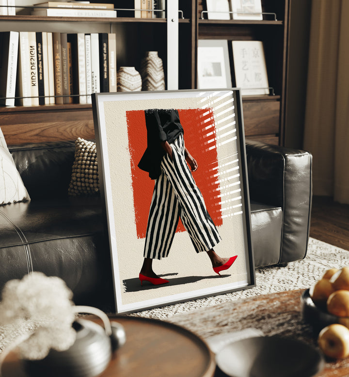 3x4 Black Frame Mockup in Home Interior,Interior Art Mockup,Digital Templates