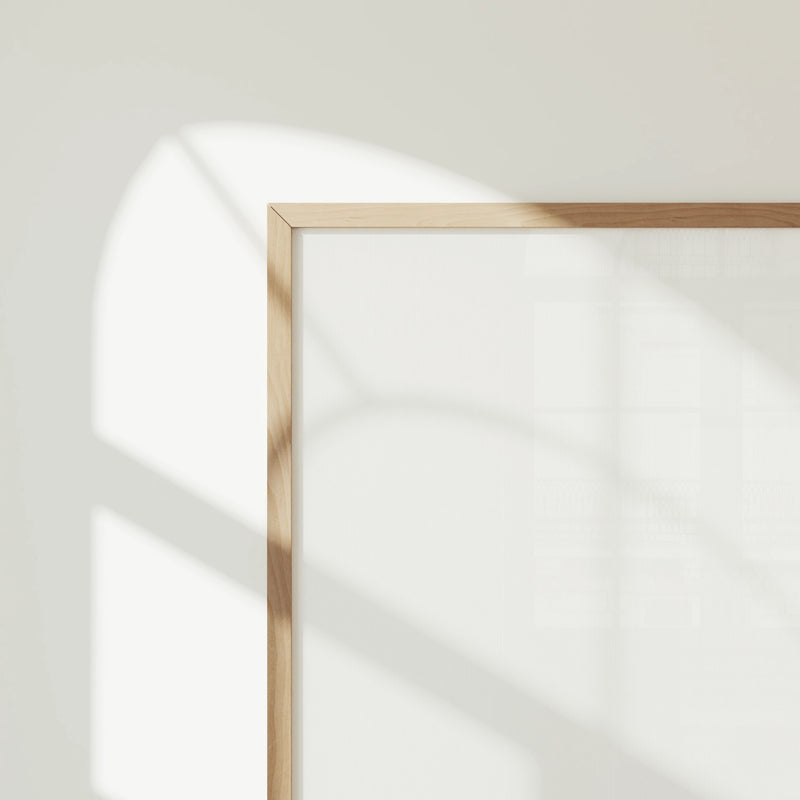 3x4 wood frame wall art mockup scene 3