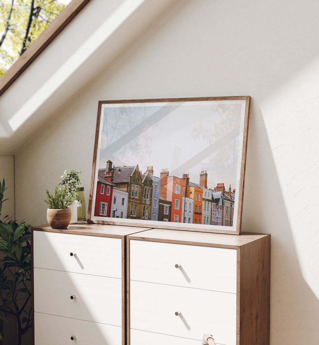 4x3 Horizontal Frame Mock-Up with Reflection,Picture Frame Mockup,Digital Template,Psd Smart Object