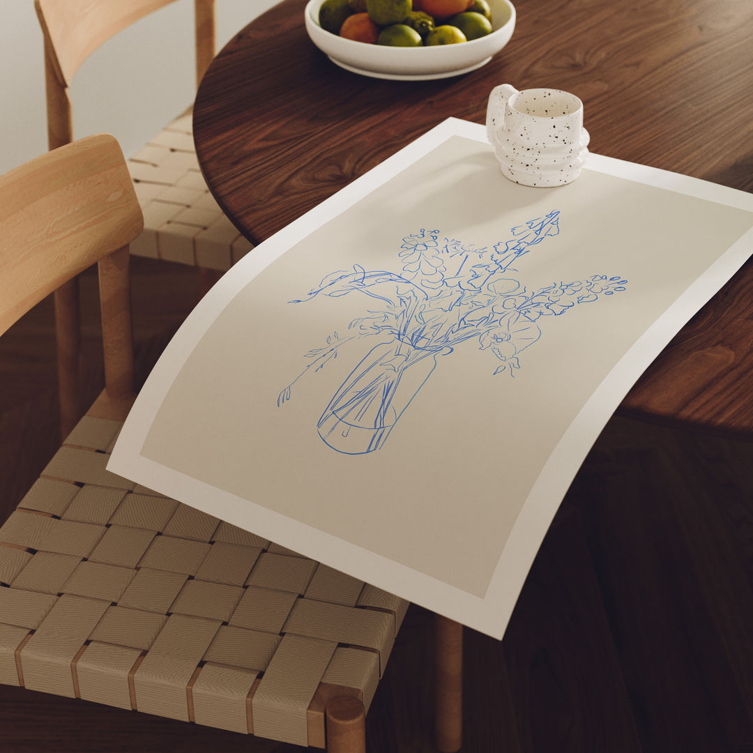 5x7 Poster Frame Mockup,Flatlay Canva Print Detail Mockup,Canva Templates