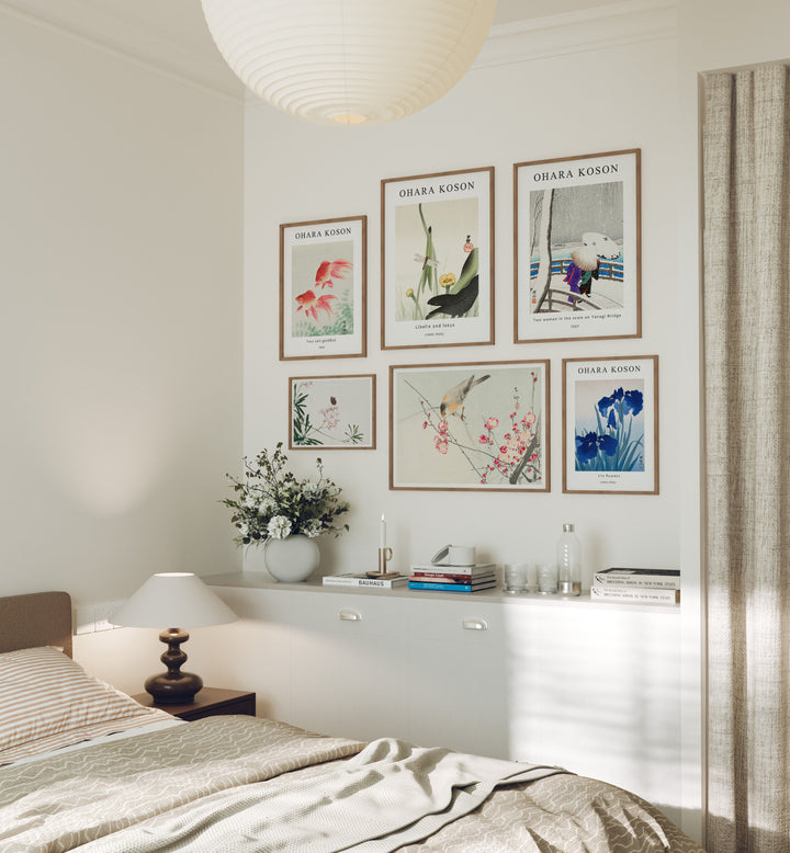 Gallery Art Frames Mockup,5x7 Wood Frame Mock-Up,Wall Art Mockup