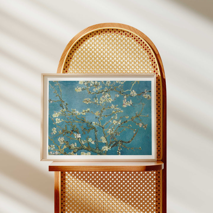 Horizontal Wood Frame Mockup,Minimalist 4x3 Ratio Picture Frame Mock-Up,Art Print Display
