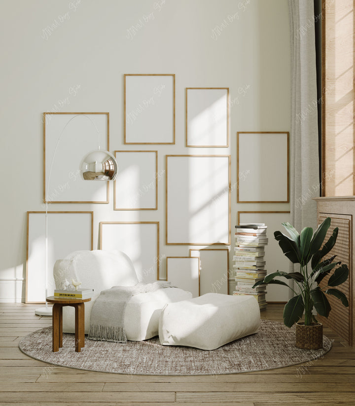 Gallery Wall Frame Mockups,5x7 Wall Art Mockups,Picture Frame Mockup