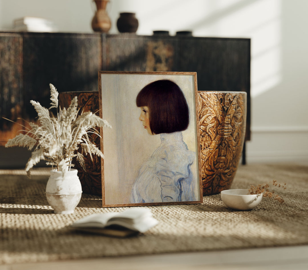 Boho Wood Frame Mockup,5x7 Ratio Frame,Poster Mockup