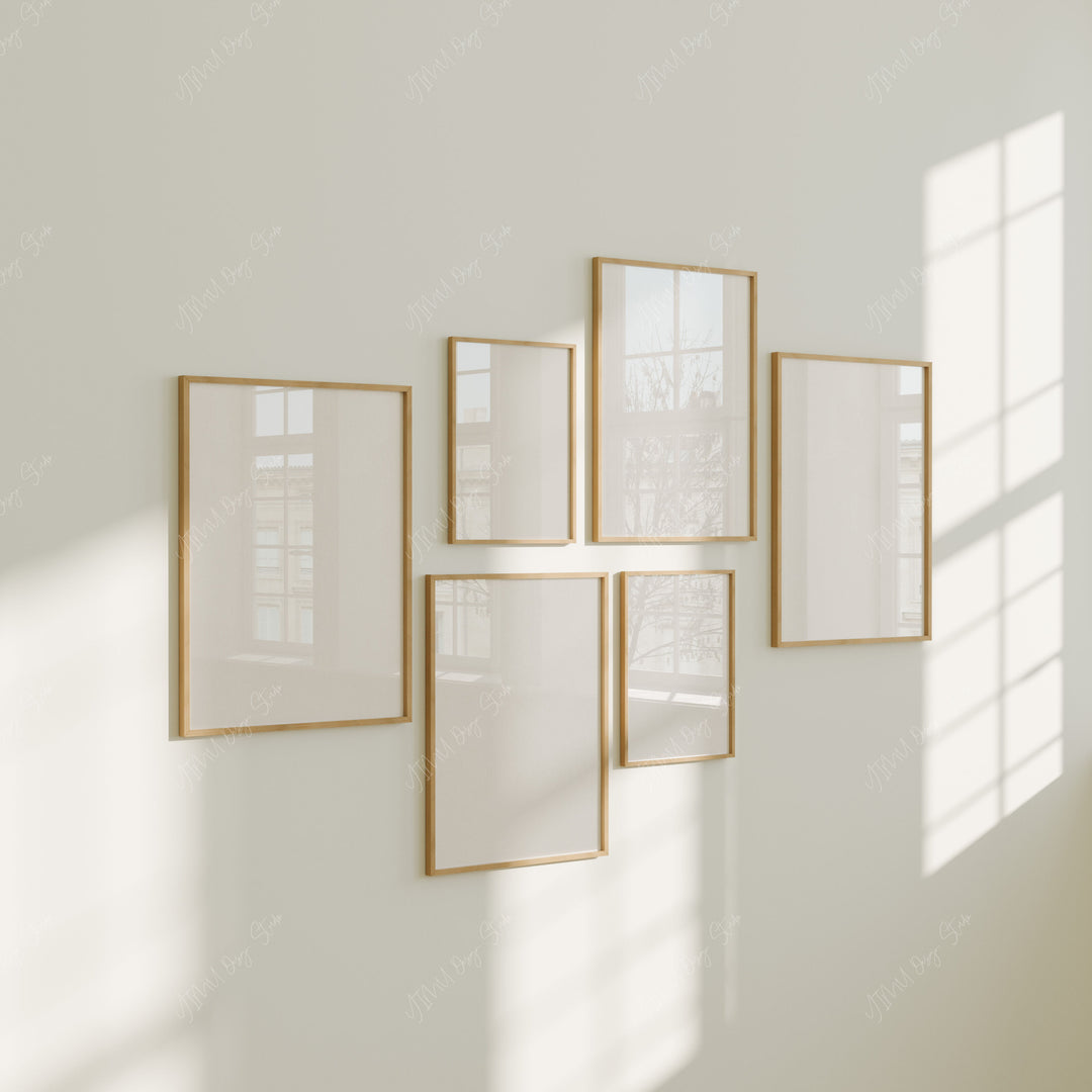 Gallery Wall Templates,3x4 Ratio Wall Art Mockup,Art Print Mockup,Picture Frame Mockup