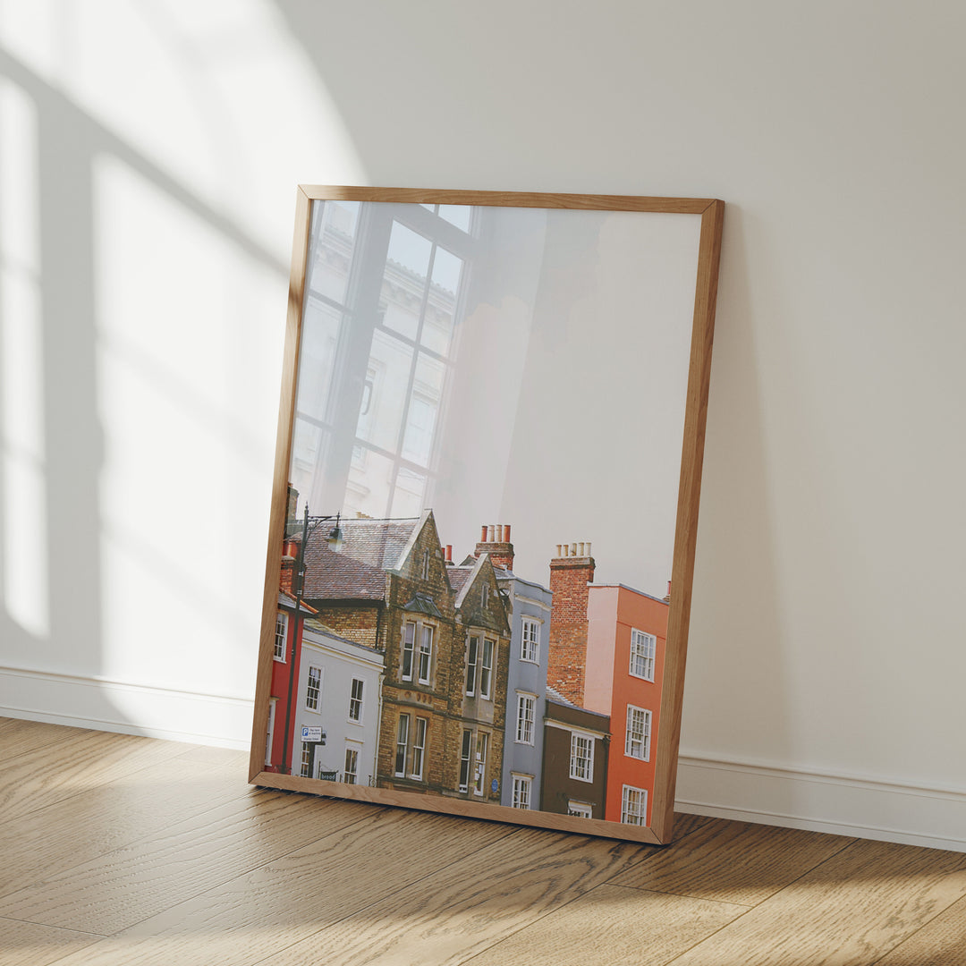 Wood Frame Mockup in home Interior,3x4 Ratio Frame Mock-Up with Reflection