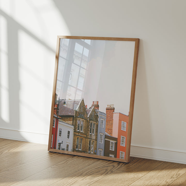 Wood Frame Mockup in home Interior,3x4 Ratio Frame Mock-Up with Reflection