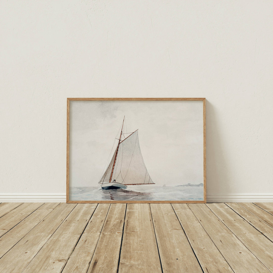 Horizontal Wood Frame Mockup,4x3 Ratio Frame Mock-Up,Art Print Display