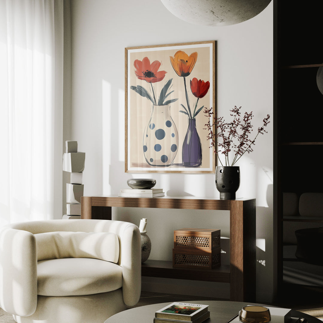 3x4 Vertical Wood Frame Mockup with Reflection,Wall Art Mockup,Poster Mockup