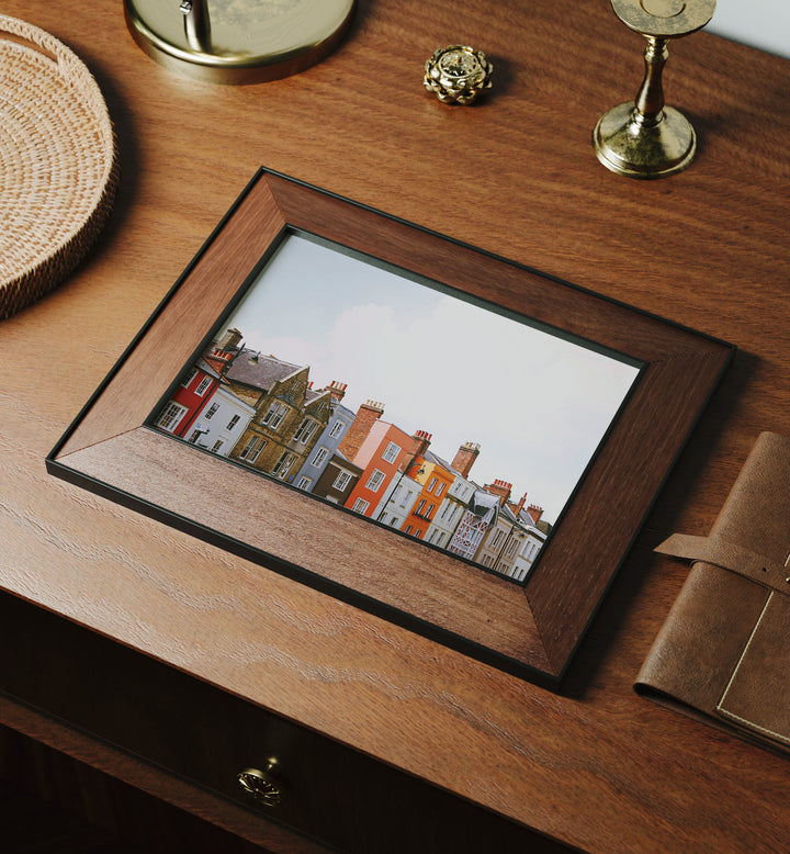 Horizontal Wood Frame Mockup,7x5 Art Print Mockup