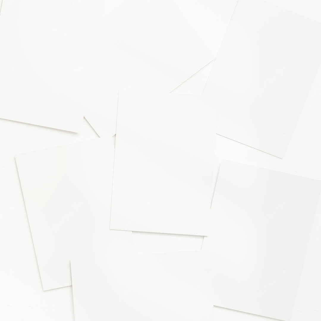 Set of 7 Canva Mockup,5x7 Art Print Mock-Up with Blank Background