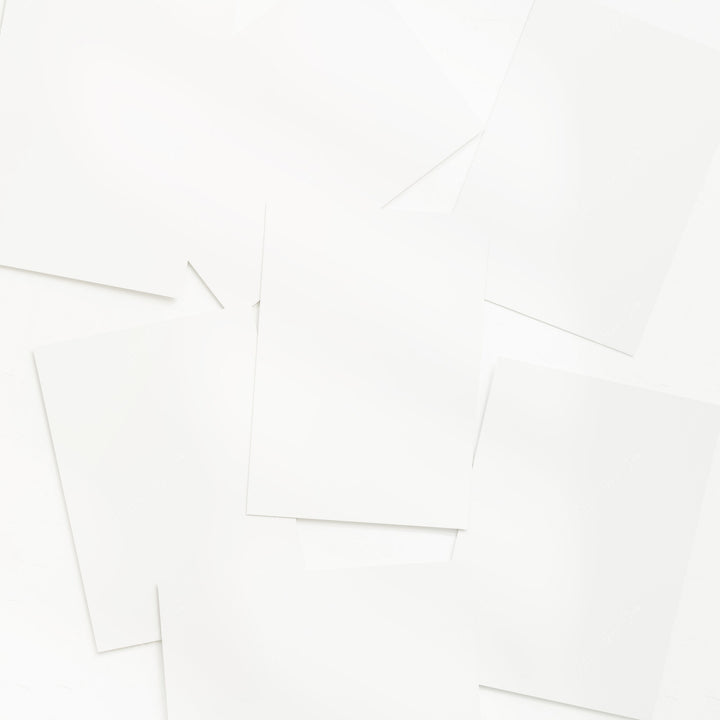 Set of 7 Canva Mockup,5x7 Art Print Mock-Up with Blank Background