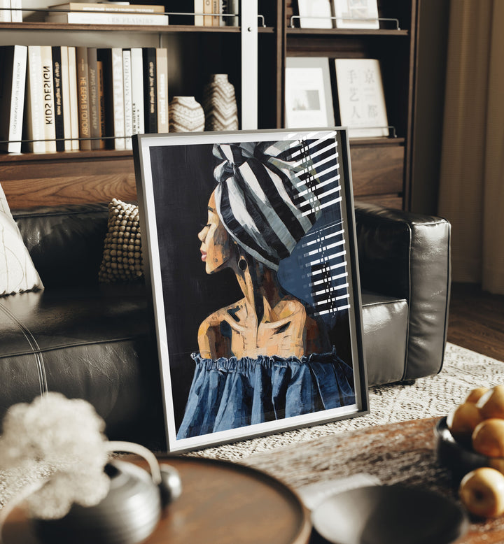 3x4 Black Frame Mockup in Home Interior,Interior Art Mockup,Digital Templates