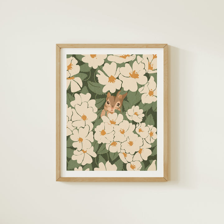 Wood Frame Mockup with Blank Background,8x10 Ratio Frame Mock-Up