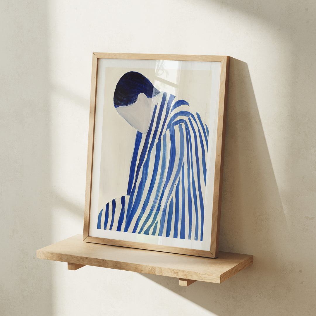 Wood Frame Mockup with Reflection,3x4 Ratio Frame Mock-Up,Picture Frame Mockup