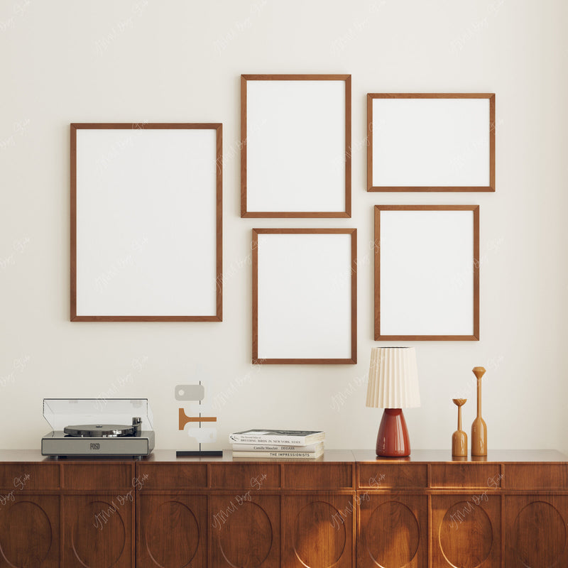 Gallery Wall Frame Mockups,3x4 Wall Art Mockups,Picture Frame Mockup