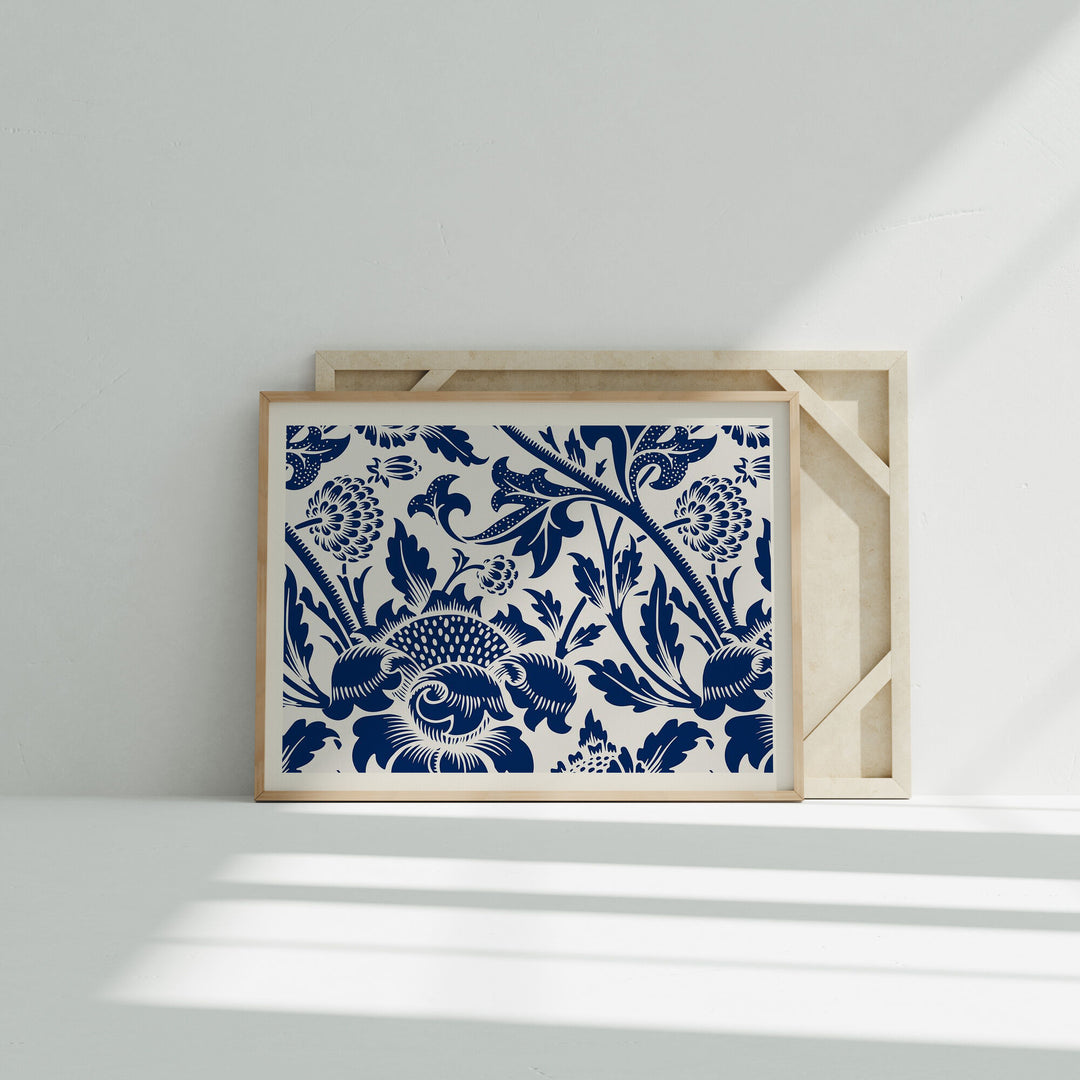 Minimalist 4x3 Wood Frame Mockups with Blank Background,Horizontal Picture Frame Mock-up