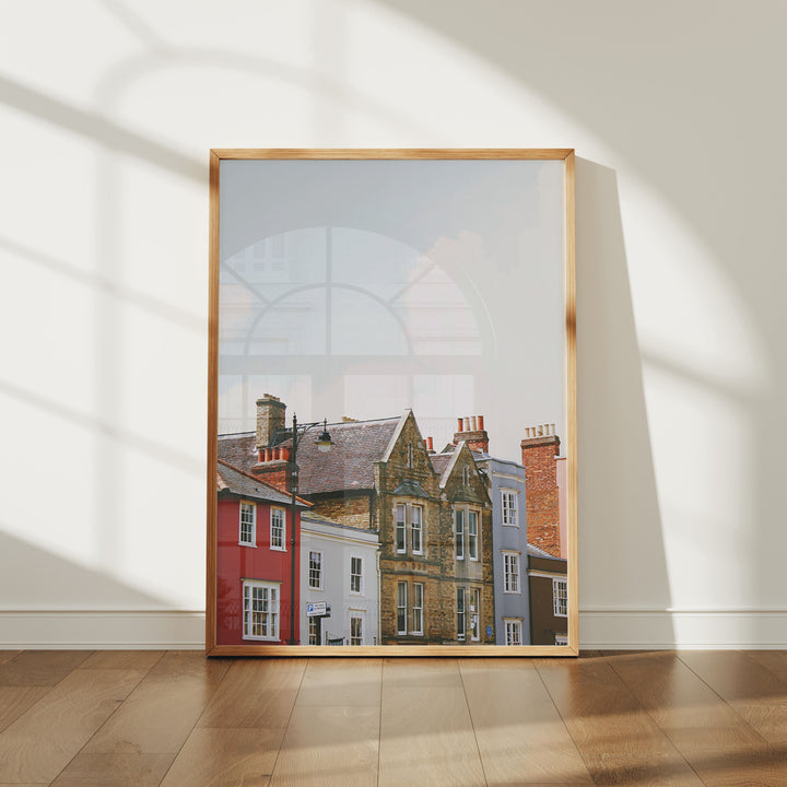 3x4 Wood Frame Mockup with Reflection,Poster Mockup,Art Print Mockup,Photoshop Templates