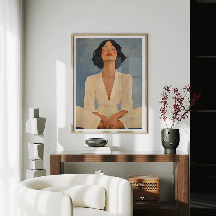 Animated Video Wood Frame Mockup | Vertical 3x4 Ratio | 3 Scenes Interior Mockup Video | Wall Art Mockup Video