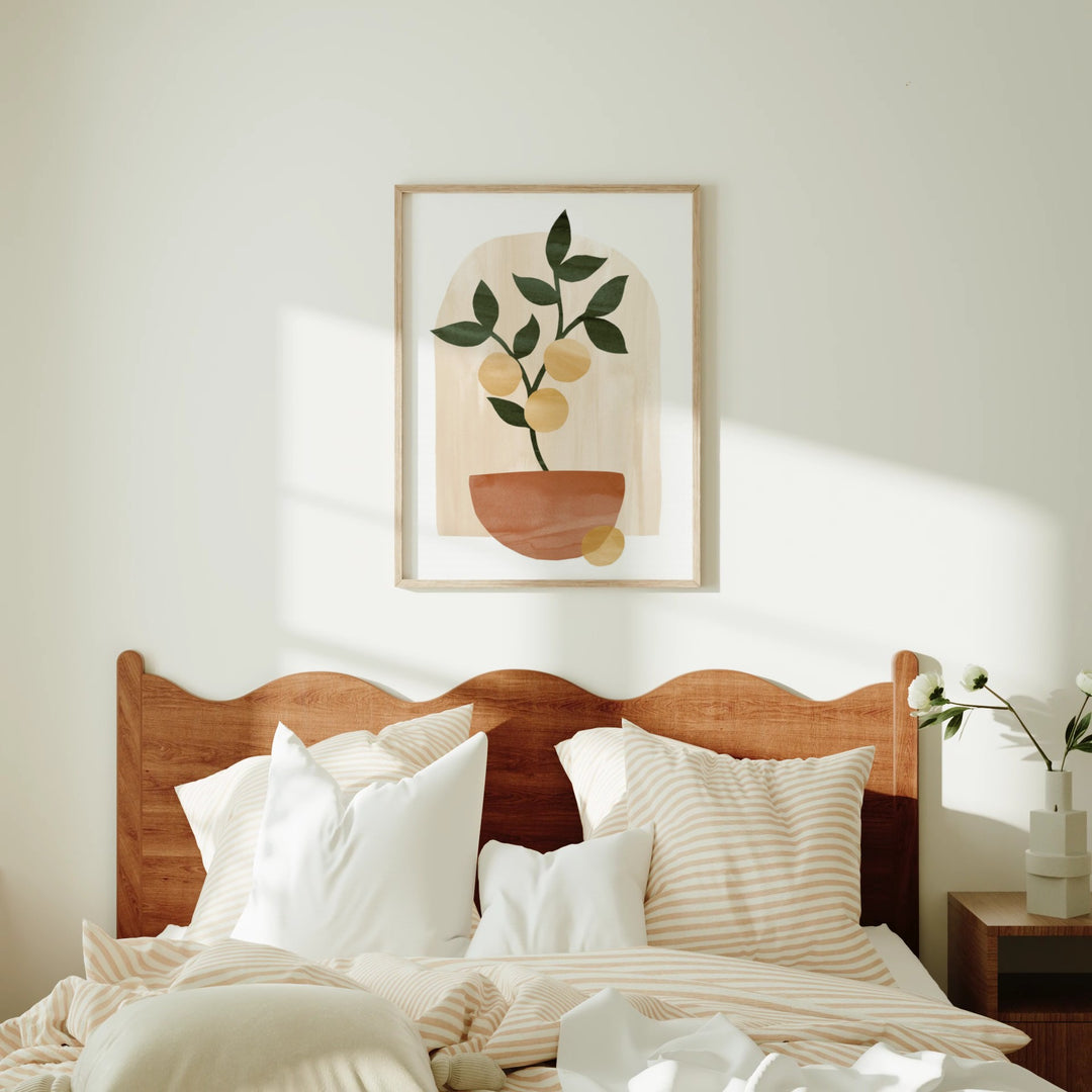 Animated Video Frame Mockup in Bedroom | Vertical 3x4 Ratio Frame | 3 Scenes Art Mockup Video Mobile | Wall Art Video Mockup | Digtal Templates