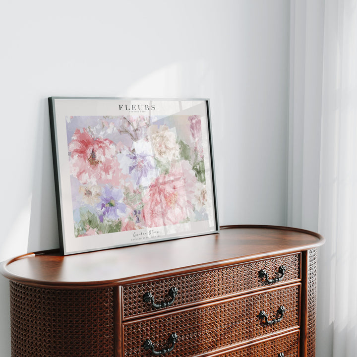 4x3 Horizontal Black Frame Mockup in Living Room,Picture Frame Mockup,Wall Art Mockup