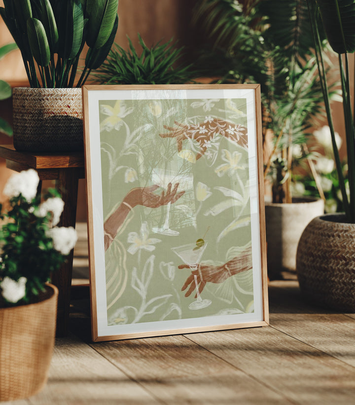 3x4 Ratio Frame Mock-Up with Reflection,Picture Frame Mockup,Digital Templates