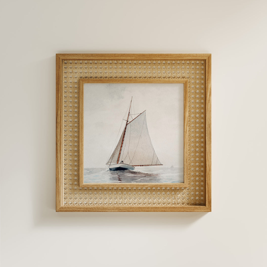 Minimalist Square Wood Frame Mockup,Picture Frame Mockup